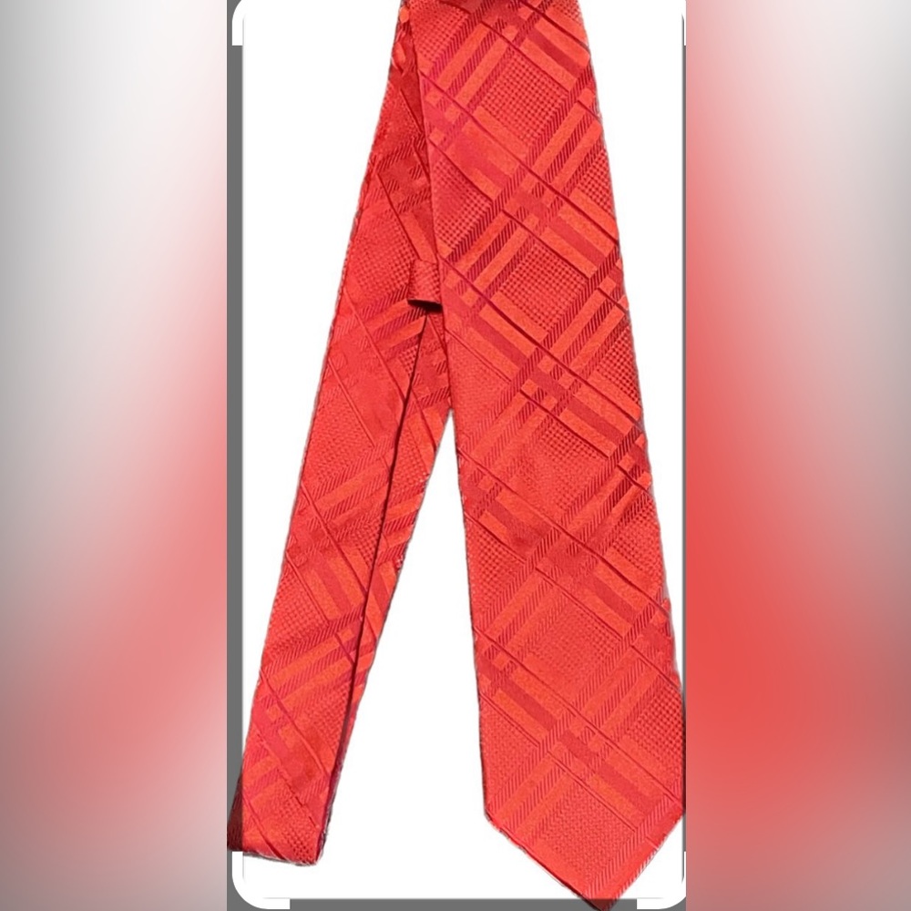 Stacy Adams Red Tie - 3.5” W x 60” L
